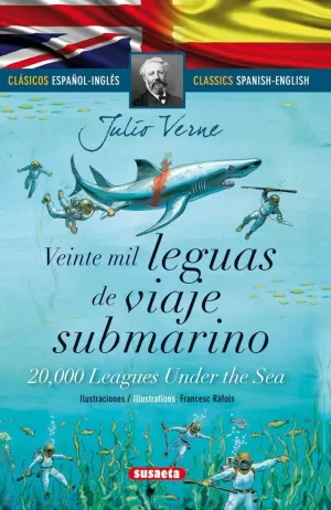 VEINTE MIL LEGUAS DE VIAJE SUBMARINO (ESPAÑOL/INGLÉS)